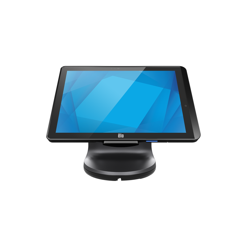Elo Pay 10" sur son socle, vue de face