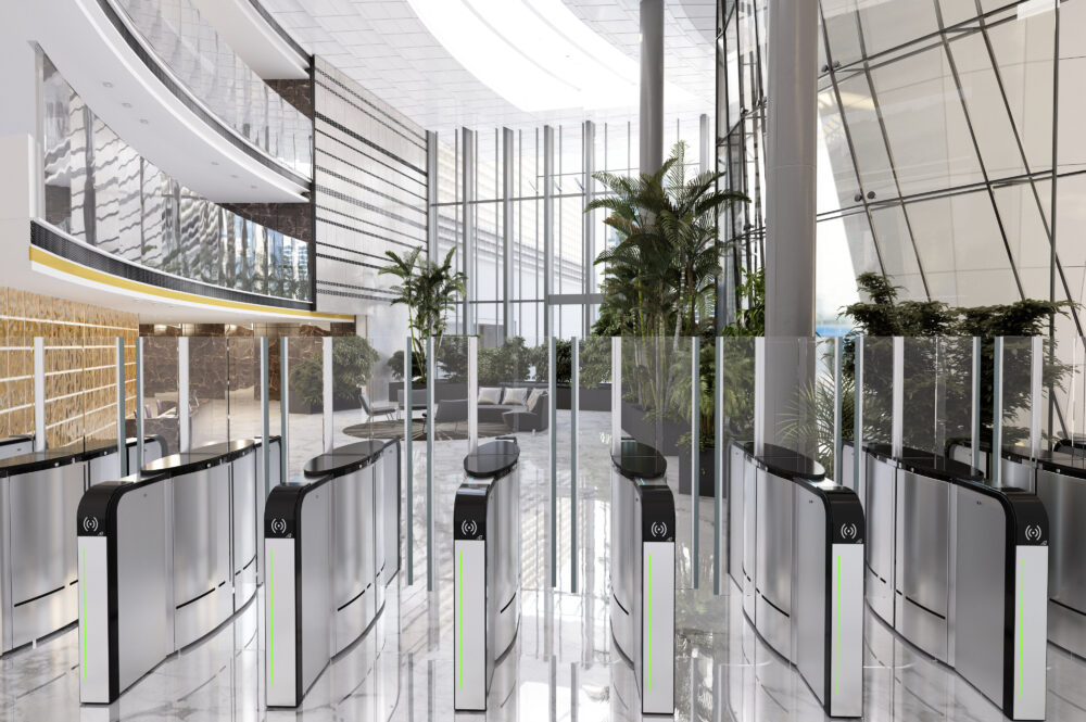 Couloir rapide SmartLane à portes rétractables
